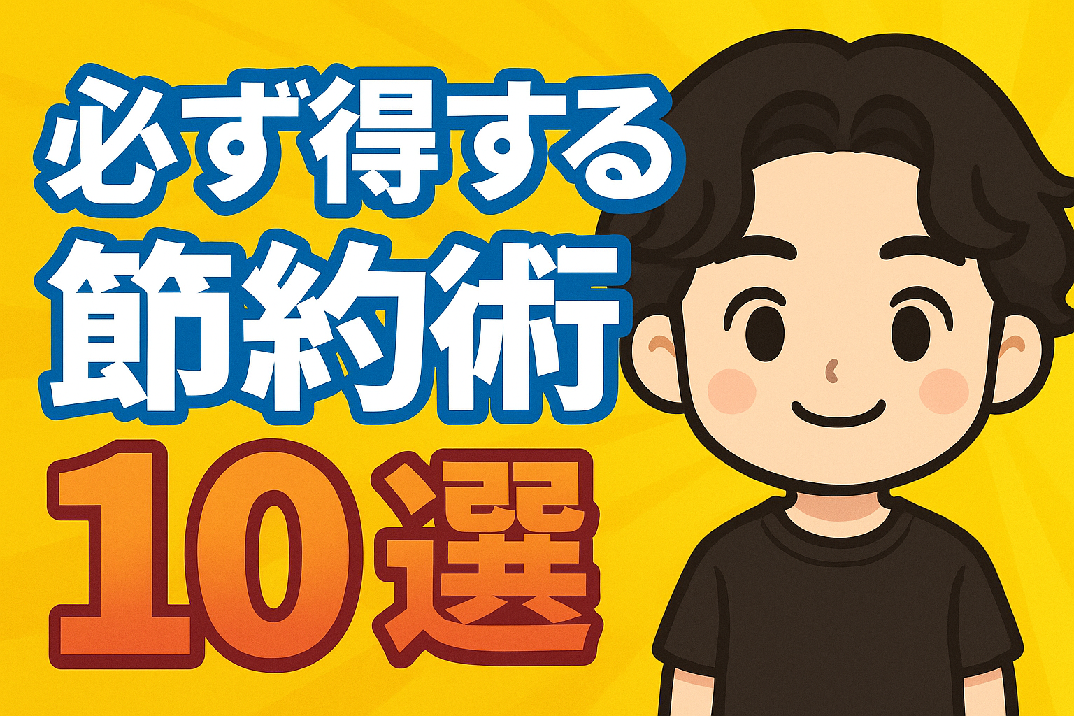 【再現性あり】必ず得する節約術10選